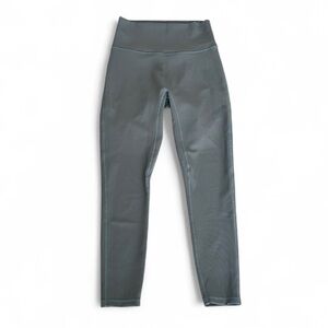 Allfenix Ribbed Core 7/8 Legging Sage Green Seamless Front L